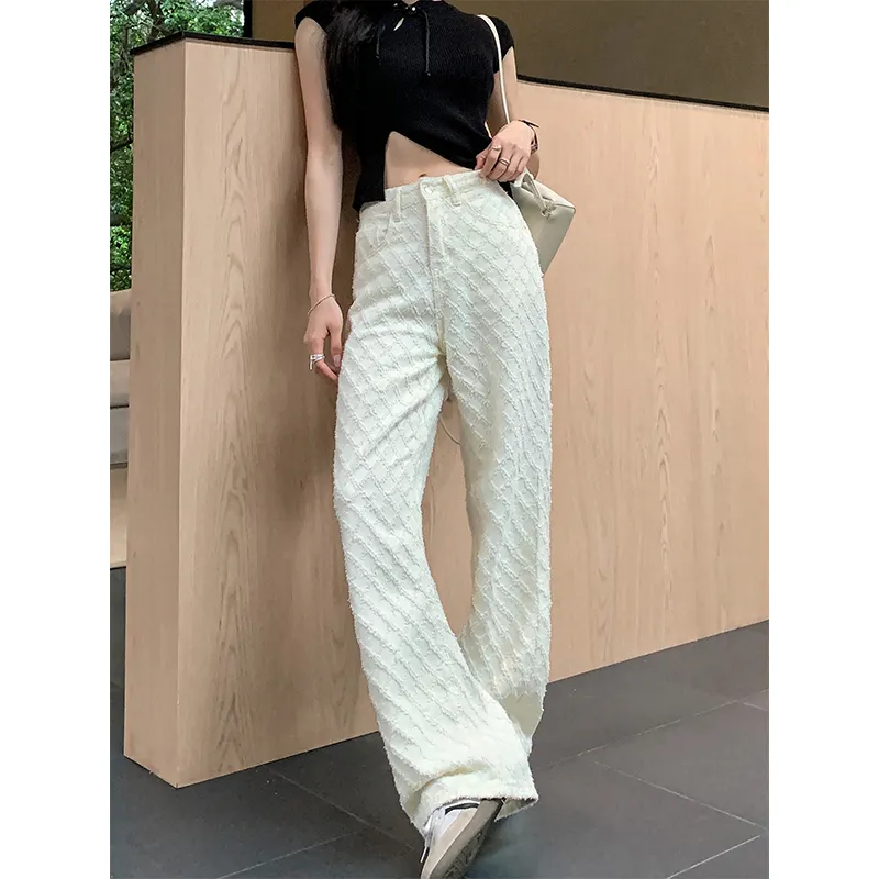 LCEVHZ'S Jeans Women's Apricot-4