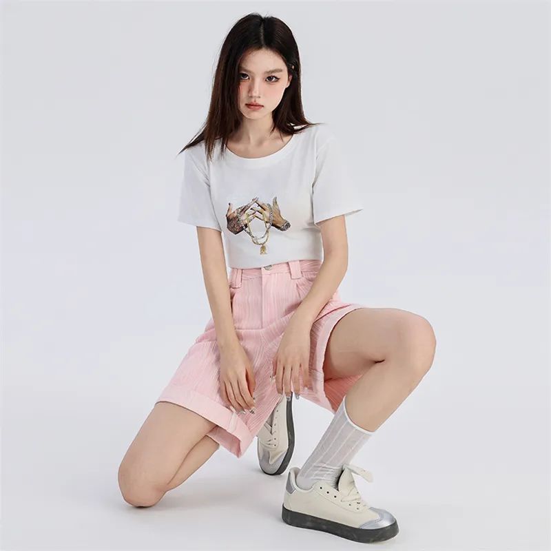 LCEVHZ'S Denim Shorts Women's-9