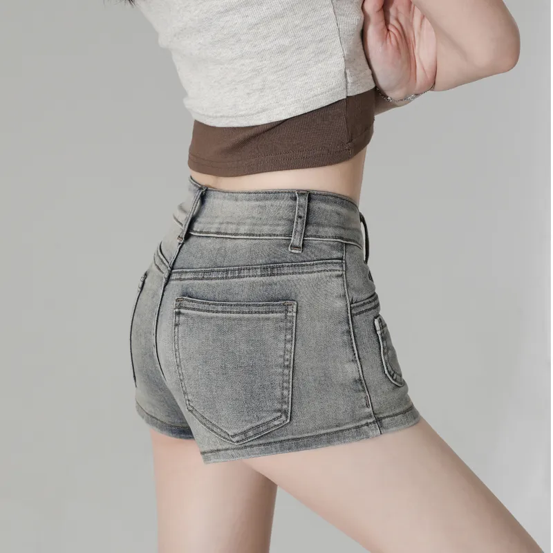 LCEVHZ'S Denim Shorts Women's Nostalgic Blue-1