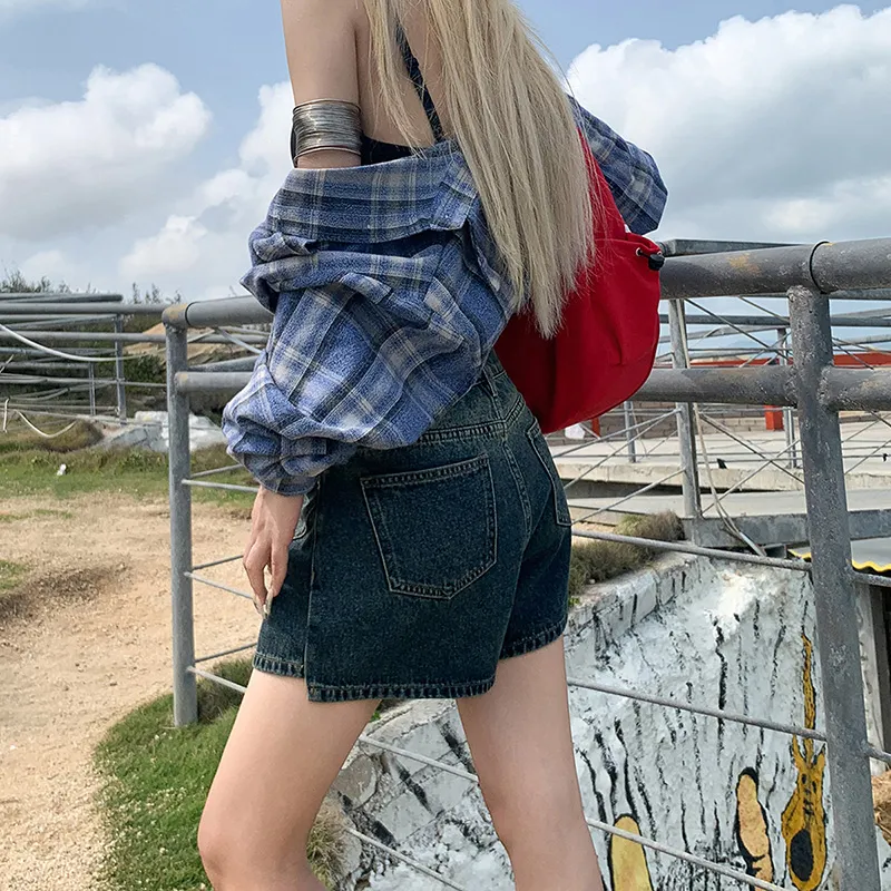 LCEVHZ'S Denim Shorts Women's-13