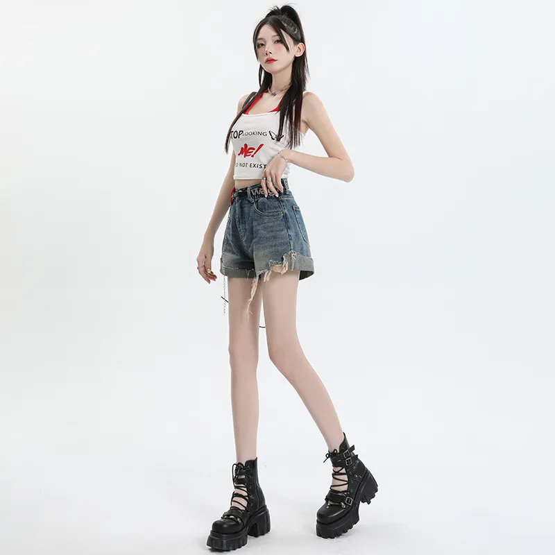 LCEVHZ'S Denim Shorts Women's-6