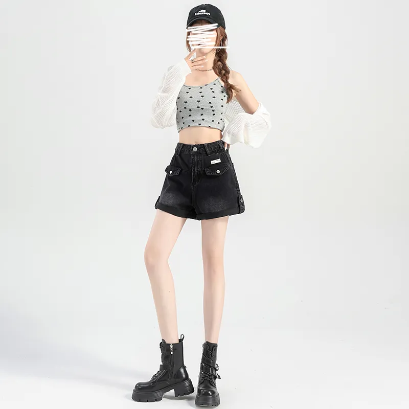 LCEVHZ'S Denim Shorts Women's-9