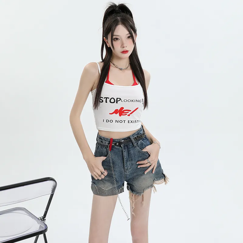 LCEVHZ'S Denim Shorts Women's-11