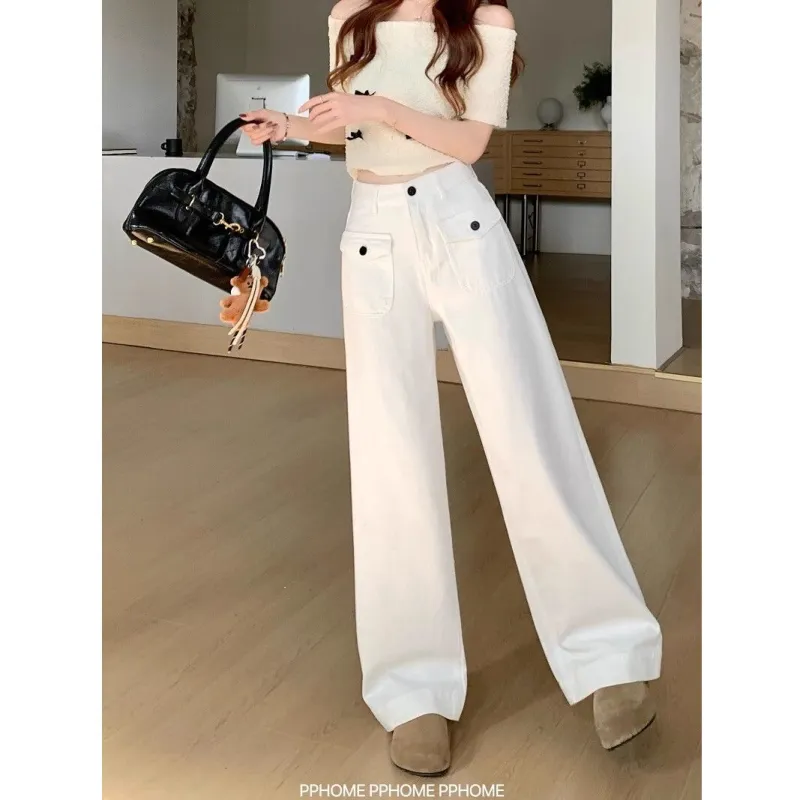 LCEVHZ'S Jeans Women's White-2