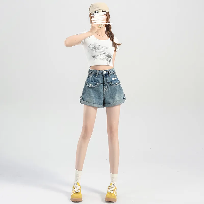 LCEVHZ'S Denim Shorts Women's-5