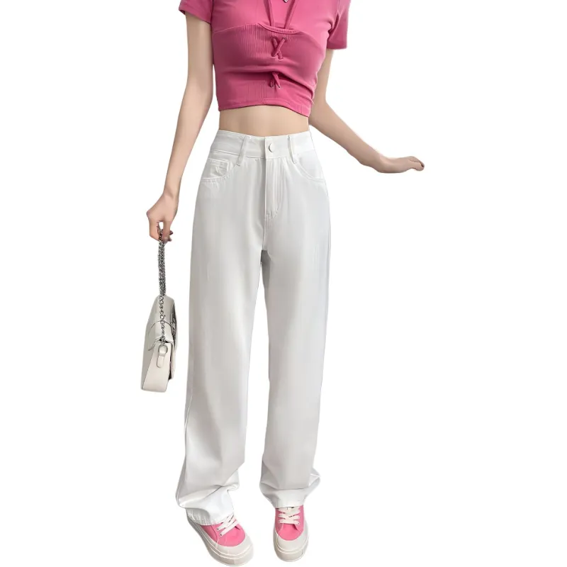 LCEVHZ'S Jeans Women's White-4