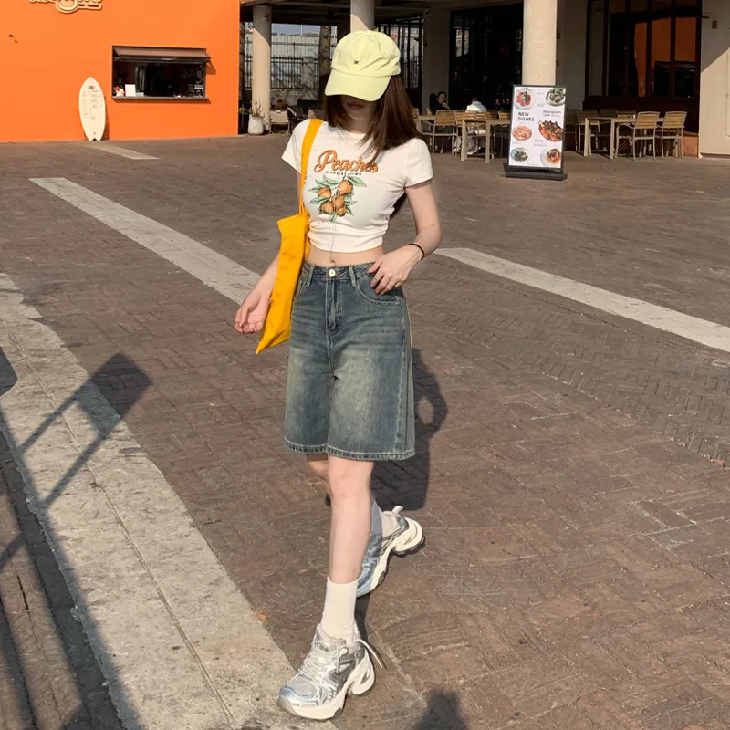 LCEVHZ'S Denim Shorts Women's-3
