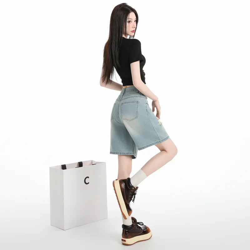 LCEVHZ'S Denim Shorts Women's-7