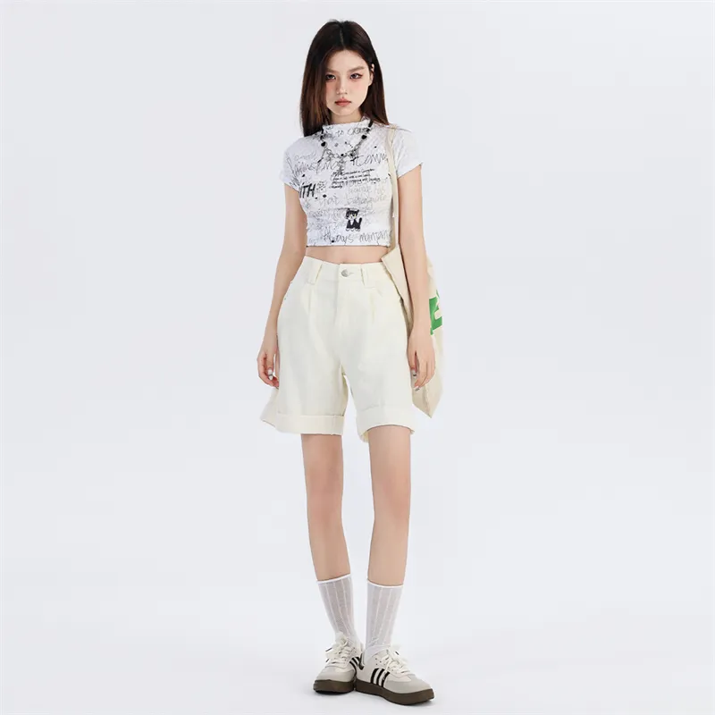 LCEVHZ'S Denim Shorts Women's-20