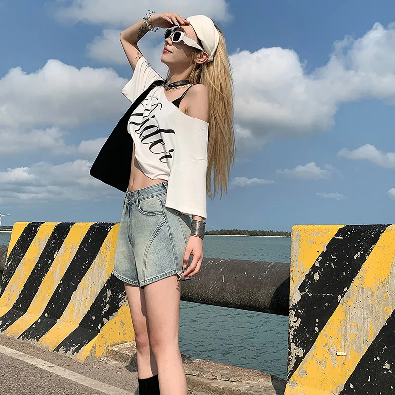 LCEVHZ'S Denim Shorts Women's-7