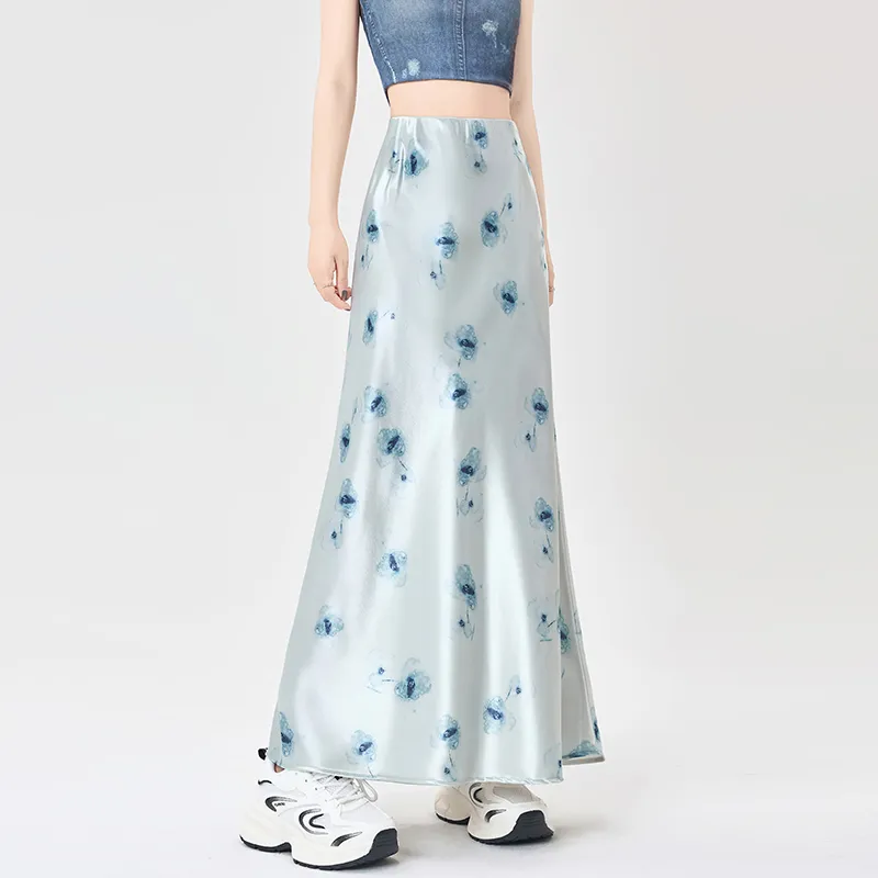 LCEVHZ'S Casual Long Skirt Women's-4
