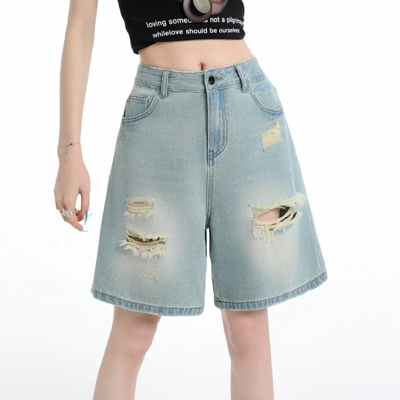 LCEVHZ'S Denim Shorts Women's-8