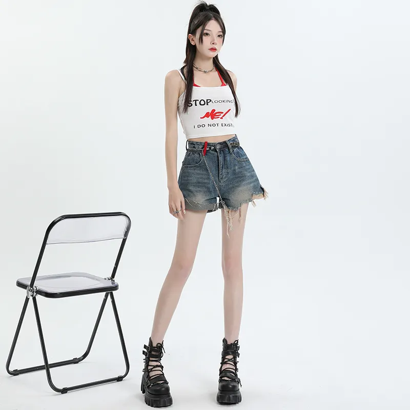 LCEVHZ'S Denim Shorts Women's-10