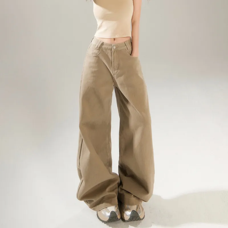 LCEVHZ'S Jeans Women's Khaki-2