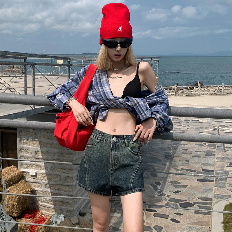 LCEVHZ'S Denim Shorts Women's-14