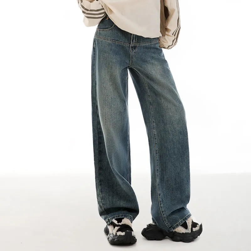 LCEVHZ'S Jeans Women's Vintage Blue-5