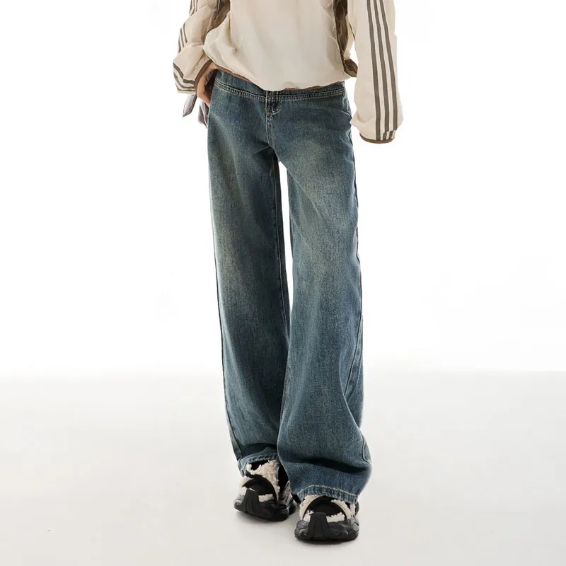 LCEVHZ'S Jeans Women's Vintage Blue-2