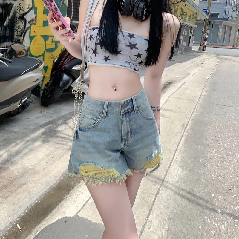 LCEVHZ'S Denim Shorts Women's Moonlight Blue-4
