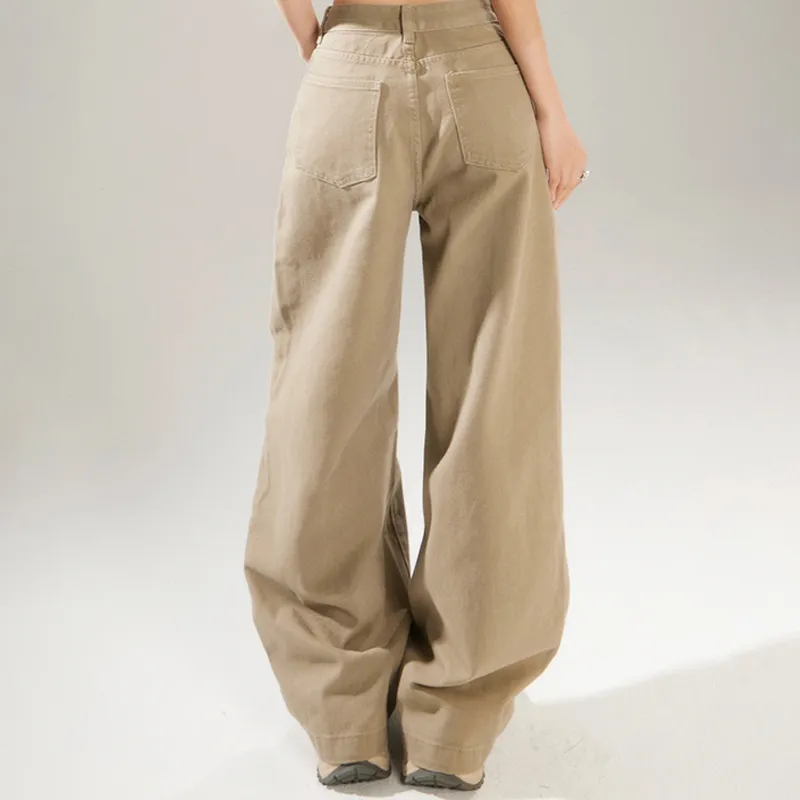 LCEVHZ'S Jeans Women's Khaki-4