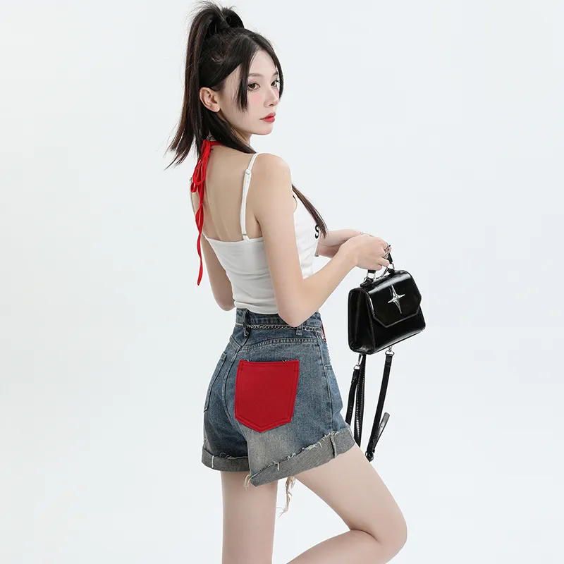 LCEVHZ'S Denim Shorts Women's-7