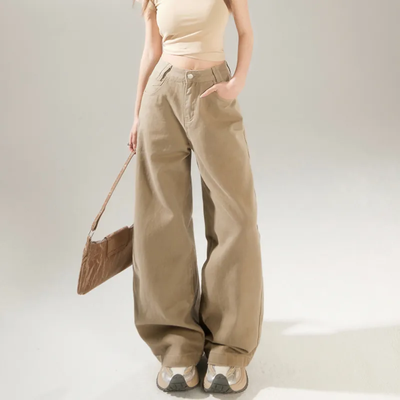 LCEVHZ'S Jeans Women's Khaki-3