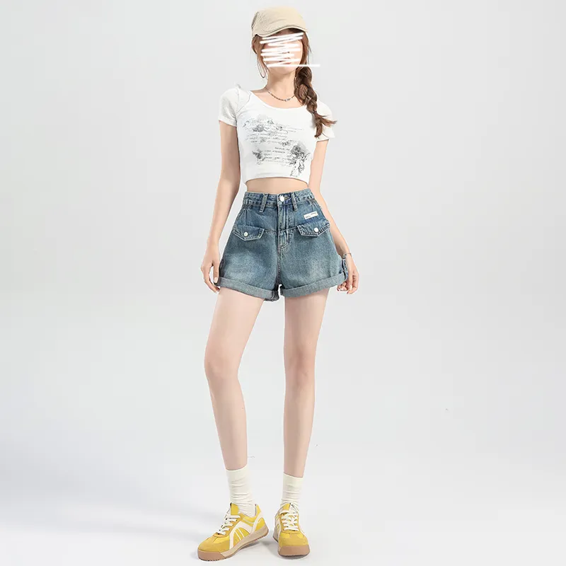 LCEVHZ'S Denim Shorts Women's-2