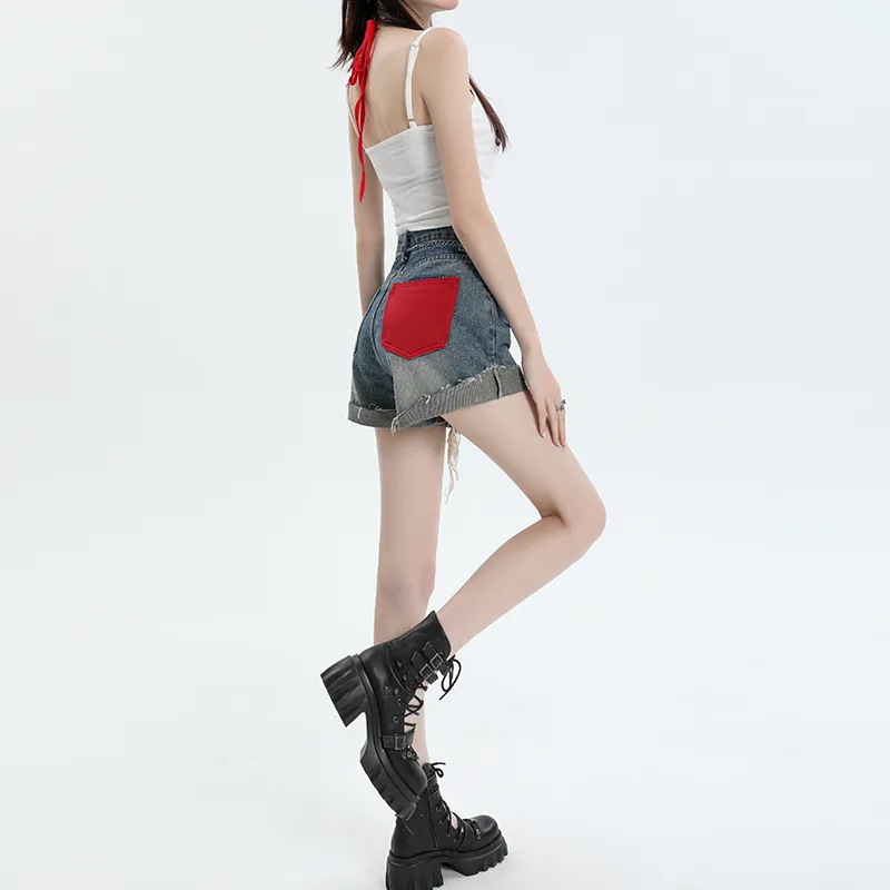 LCEVHZ'S Denim Shorts Women's-8