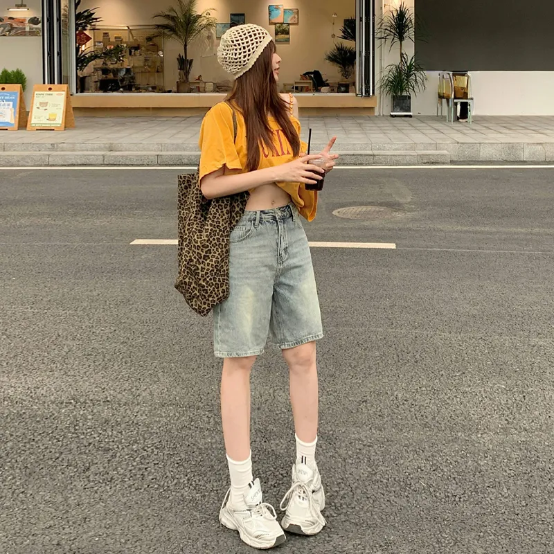 LCEVHZ'S Denim Shorts Women's-6