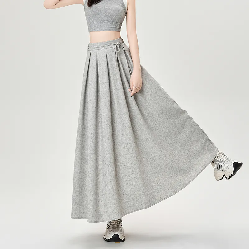 LCEVHZ'S Casual Long Skirt Women's-9