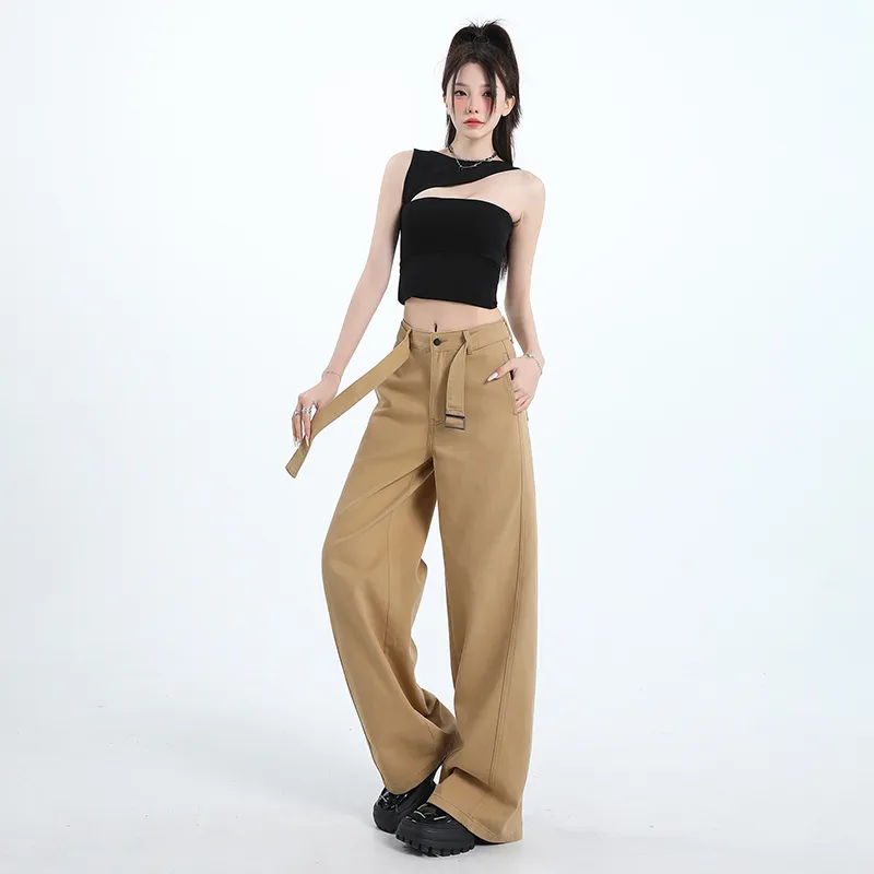 LCEVHZ'S Jeans Women's Khaki-1