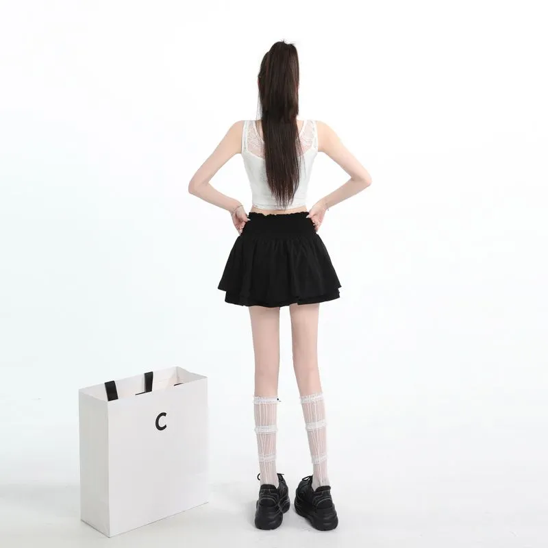 LCEVHZ'S Casual Short Skirts Women's-4