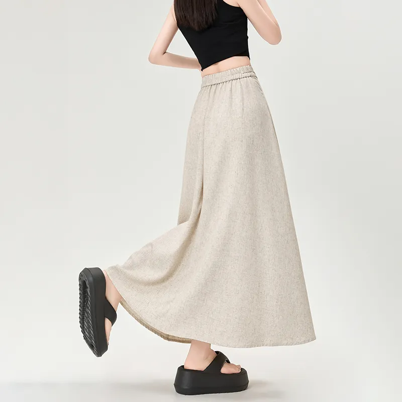 LCEVHZ'S Casual Long Skirt Women's-24