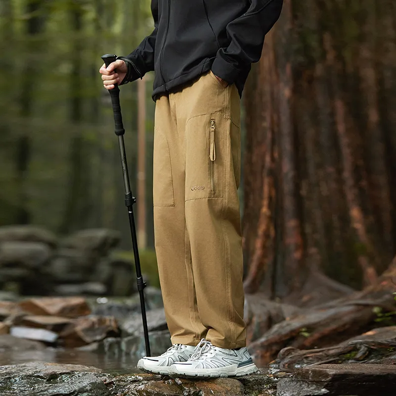 Jeep Cargo Pants For Fall And Winter Unisex-12
