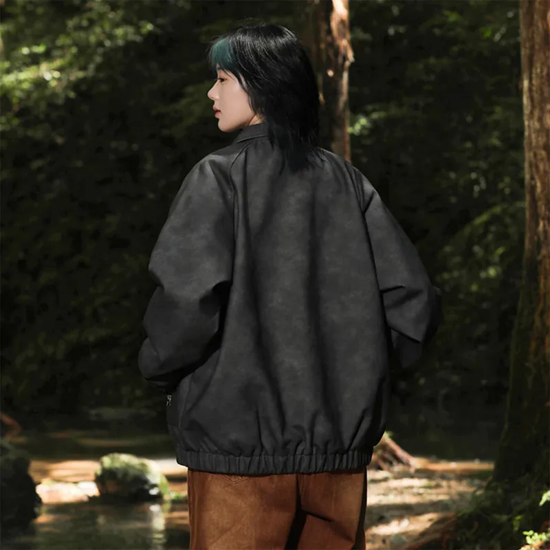 Jeep Leather Jacket Fall And Winter Unisex-15