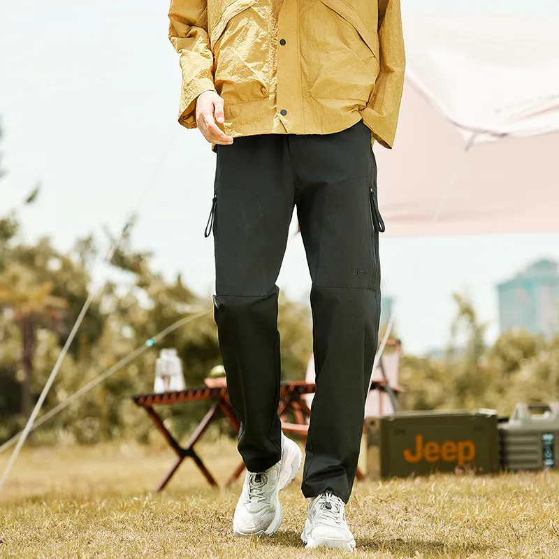 Jeep Cargo Pants For Fall And Winter Unisex-19