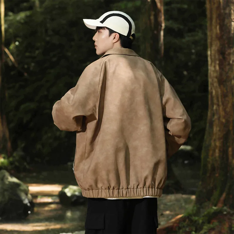 Jeep Leather Jacket Fall And Winter Unisex-10