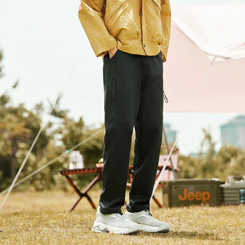 Jeep Cargo Pants For Fall And Winter Unisex-22
