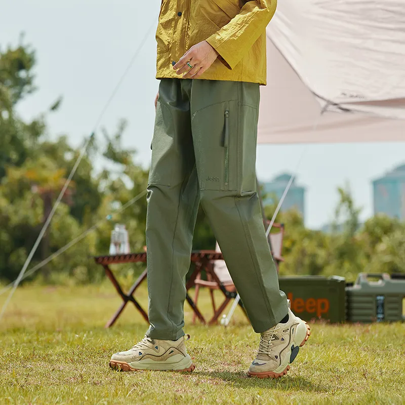 Jeep Cargo Pants For Fall And Winter Unisex-4
