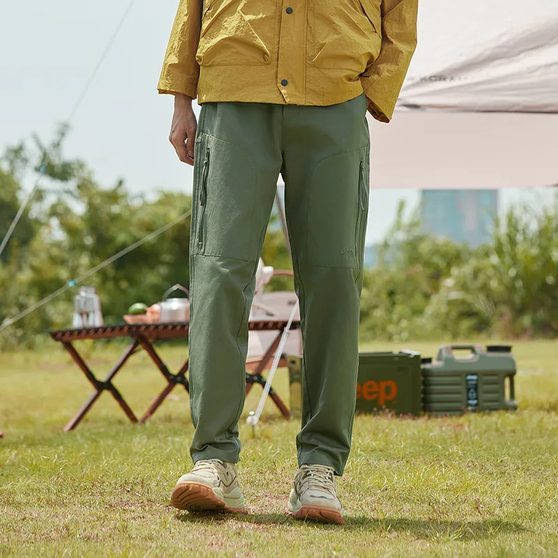 Jeep Cargo Pants For Fall And Winter Unisex-3