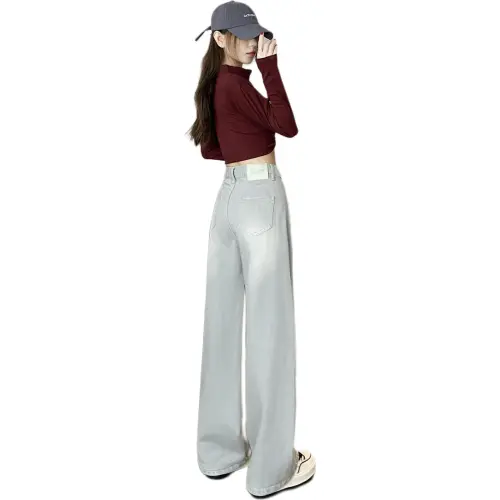 Oudifu Jeans Women's Premium Gray