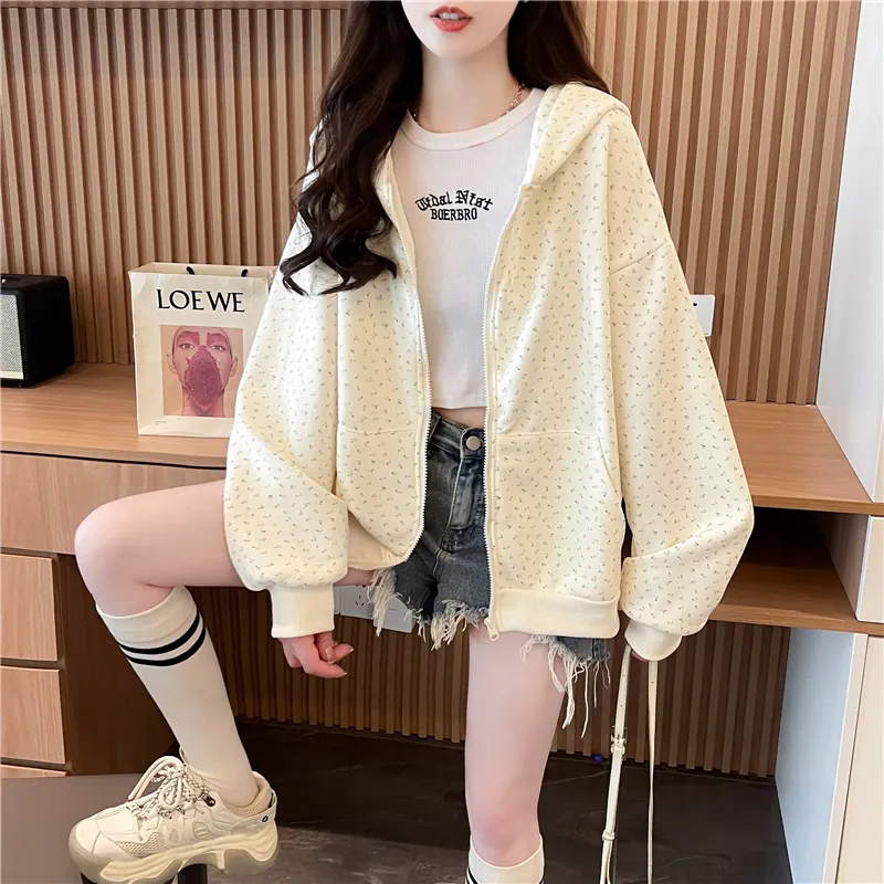 Oudifu Sweatshirts Women's-6