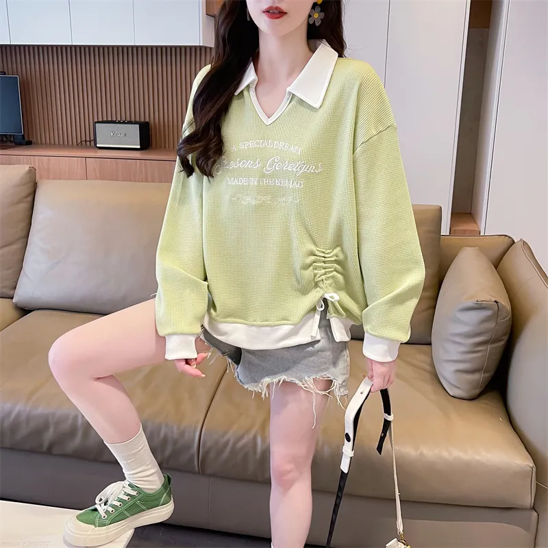 Oudifu Sweatshirts Women's-2