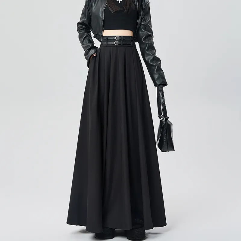 Pa33word Casual Style Long Skirt Women's-2