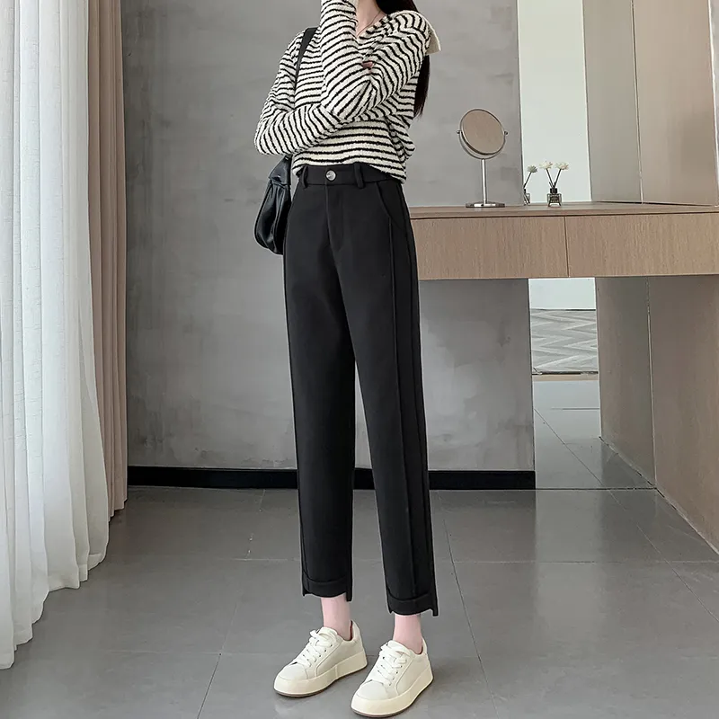Oudifu Casual Pants Women's-3