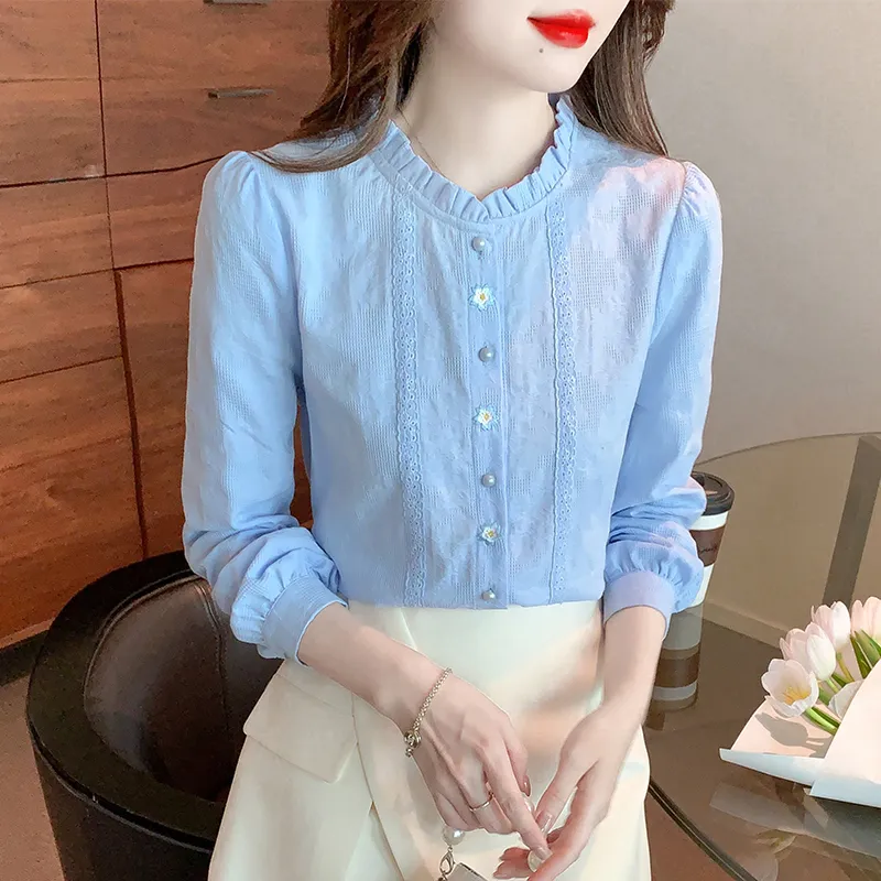 Oudifu Shirts Women's-6
