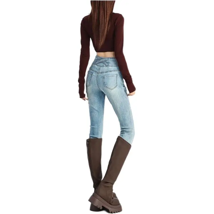 Oudifu Jeans Women's-0