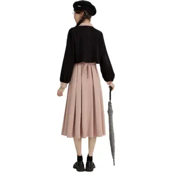 Oudifu Two Piece Skirt Sets Women's