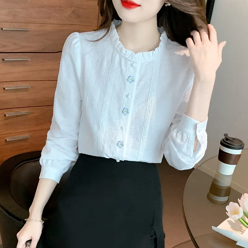 Oudifu Shirts Women's-2