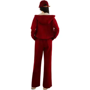 Oudifu Casual Suit Women's Ancora Red