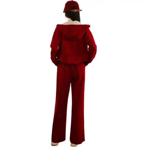 Oudifu Casual Suit Women's Ancora Red